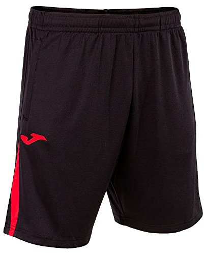 Joma Bermuda Uomo Championship VII Nero Rosso