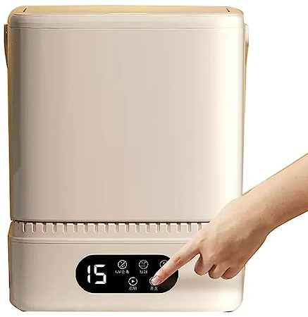 Cxlly Mini Lave-Linge, Lave-Linge Portable Et Lave-Linge SéChant, avec Fonction De DéShydratation, Semi-Automatique pour Appartement, Dortoirs, Camping-Cars, Camping 【2023 Nouveau】 (Size : Basic)