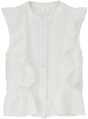 s.Oliver Volantbluse aus Viskosemix