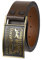 Levi's Herren Leather Belt with Plaque Buckle Gürtel, Brauner Schnappverschluss, Medium (34-36)