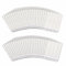 JELLYSUB 60-Pairs(120 Strips) Large Picture Hanging Strips Heavy Duty, Hook and Loop Tape, Water-Resistant Adhesive Strips for Frame Hanging