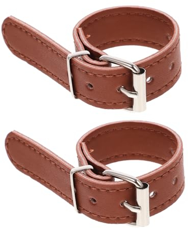 Car Basket Belt Pu Und Aluminiumlegierung Verstellbare Fahrradkorb-Gurte FüR KinderfahrräDer Und Roller Praktische Befestigungsgurte FüR Fahrradkorb-Dekoration 1 Paar