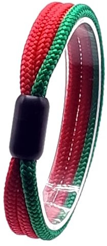 Generisch JoJewelry Fan-Armband verschiedene Nationen/Fanartikel/Geschenkbox (Portugal, 22.00)