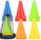TNOMSNO Markierungskegel Fussball, 18cm Hütchen Kinder Pylonen Markierungskegel Durabile Fußball Markierkegel für Fußball, Sport, Reitsport (15)