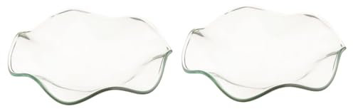 Healvian 2stücke Ersatzschale Für Ölwärmer Und Wachsmelter Transparente Glasschale ø Für Aromatherapie Duftöle Und Kerzen Pflegeleichtes Elegantes Zubehör Für Duftlampen Und