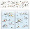 Peacoblue Statische Fensteraufkleber, 120 x 30 cm, 1 Bogen Zweige mit Vogelmuster, dekorativ, abnehmbar, Fensteraufkleber, für Zuhause, Büro, Dekoration für Glasfenster