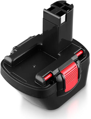 DASNITE 12V 4,8Ah NI-MH Ersatzakku für Bosch 12V Akku BAT043 BAT045 BAT046 BAT049 BAT120 BAT139 2607335542 2607335526 2607335274 2607335709 Passend für GSR 12-2 12VE-2 PSR 12 GSB 22612 23612 32612