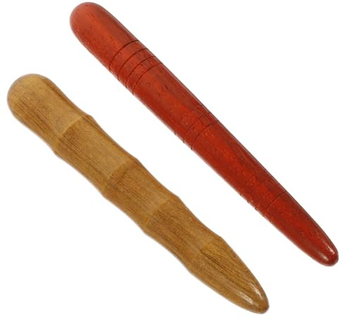 Holz Fußmassagegerät für Frauen, Akupunkturpunkt Massage | Füße und Körper, 2 Stück, Retro und Traditionell, Zuhause Beim Fernsehen Nutzbar