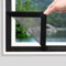 Fligengitter Lamellen 100x115cm Schwarz Fliegengitter Dachfenster Plissee Fliegengitter für Fenster Pollenschutz Gewebe