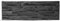 Wallsupply Ultralight Benevento Stone 3D Media Wall Panels Tiles EPS, 30pcs 3.15m² Black Stone