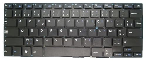 RTDPART Laptop Keyboard For Jumper EZBook 2 464 Belgium BE Black NO Frame