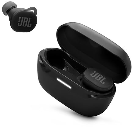 JBL Endurance Race 2 – wasserdichte (IP68) Sports True Wireless Ohrhörer mit 4 Mikrofonen für knackige, klare Anrufe, reinen Bass-Sound, 48 Stunden Wiedergabe, plus Schnellladung und aktive