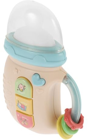 NAMOARLY Juguete Educativo para Bebés de Botella con Luz y para Recién Nacidos Estimulación Sensorial y Desarrollo Cognitivo