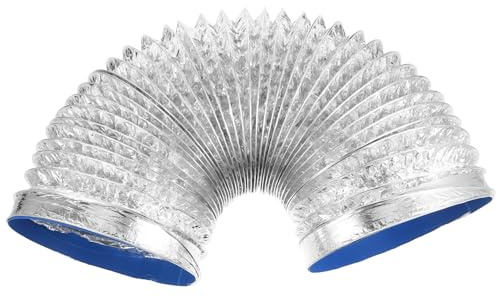 Tuyau de Ventilation Flexible en Aluminium 2m, Diamètre 180mm