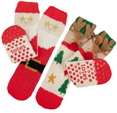 totes toasties® Childrens Super Soft Slipper Socks (Twin Pack)