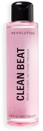 Revolution Clean Beat Brush Cleaning Solution, schnelle und gründliche Reinigung für Make-up-Schwämme und Beauty Blender, vegan und tierversuchsfrei, 125 ml