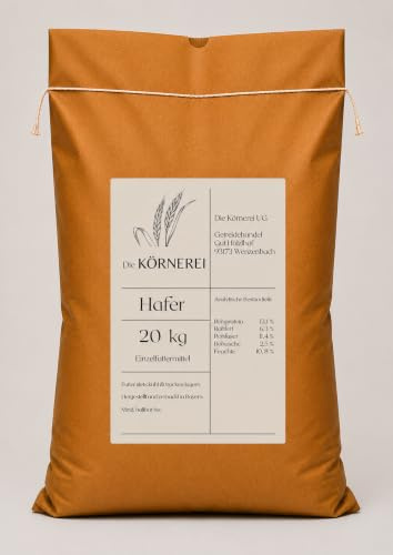 Hafer 20 kg, Futterhafer, Die Körnerei UG | Qualitativ hochwertiges Einzelfuttermittel