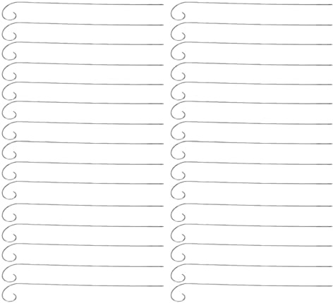 Yosoo Health Gear Plant Label Hooks, 30 PCS 304 Stainless Steel Plant Tag Hooks, 30cm Garden Sign Stakes for Boxes and Pots, for Garden Vegetable Beds Indoor Outdoor Use