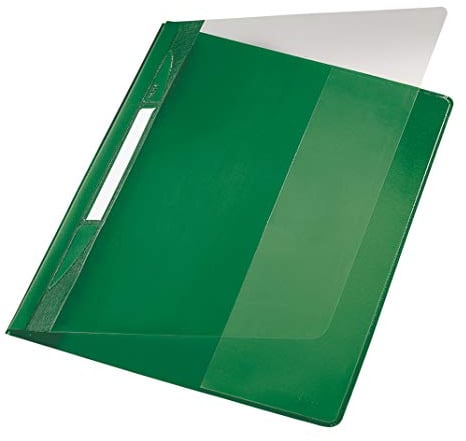 LEITZ Schnellhefter Exquisit, DIN A4 berbreite, PVC, gr¸n VE = 1