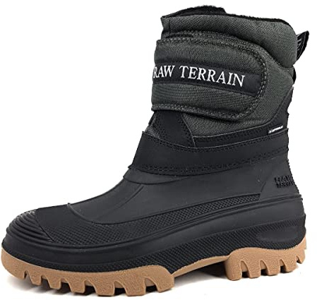 Spirale TOMMY, Herren Warm gefütterte Schneestiefel, Grün 42 EU