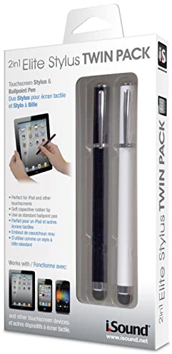 DREAMGEAR ISOUND-4586 2-in-1 Elite Stylus (2 pk)