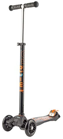 MICRO Maxi Deluxe Kinderscooter Kickboard ab 5 Jahren Variante Black/orange