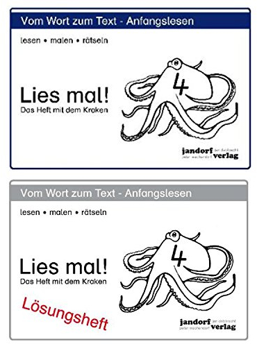 Lies mal 4, Krake Heft und Lösungsheft (alte Version)