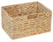 Billy Regal Korb 36 x 25 x 20 cm aus Wasserhyazinthe Natur Faltkorb Flechtkorb Regalbox Storage Box Aufbewahrungskorb Schrankkorb klappbar faltbar und sehr stabil einzeln