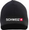 HB_Druck Schweiz Beanie Mütze - Bestickt - Strickmütze Wintermütze Einheitsgröße Schwarz