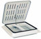Claraboya universal para autocaravanas con mosquitera, 40 x 40 cm