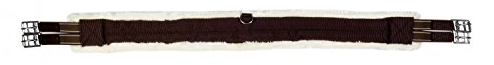 HKM 9619 Sattelgurt Teddy, Weich gepolstert, Gurt mit Gummizug, 110 cm – 145 cm