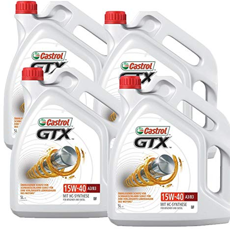 CASTROL 20 L GTX 15W-40 A3/B3
