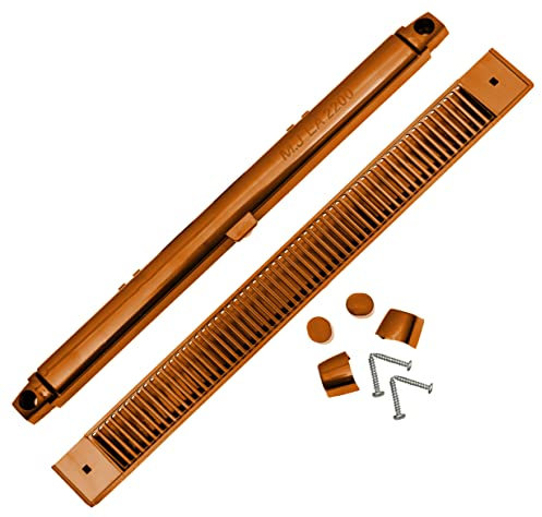 264mm EA2200 Oak MJ2000 Trickle Slot Vent for uPVC, Timber, Vinyl and Aluminium Window Prevents Condensation, Damp & Mould by Air Ventilation Adjustable Flap