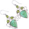 Ravishing Impressions Damen-Ohrringe Sterling-Silber 925 Chrysopras & Peridot, Edelstein, Chrysopras und Peridot