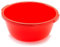 Tradineur - Cubo, Barreño, Tina Multiusos - Fabricado en plástico - Producto y Utensilio de Limpieza - Forma Redonda - Apto Uso Alimentario - Capacidad de 5 litros - Ø 28 cm - Color Rojo