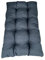 Gartenkissen Palettenkissen Rückenkissen Bankauflage 120x80 cm 120x40 cm Auflage Polsterkissen Grau Braun Orange Gelb (Dunkelgrau, Set 120x80 cm + 120x40 cm)
