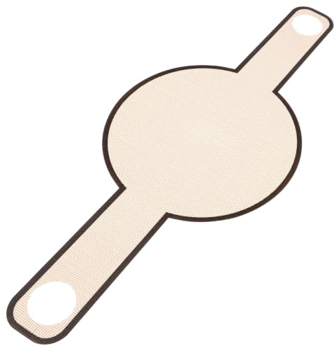 Cabilock Tapis de cuisson en fibre de verre pour four néerlandais - Longue poignée - Tapis de cuisson pour pâte à pain - Tapis de cuisson réutilisable
