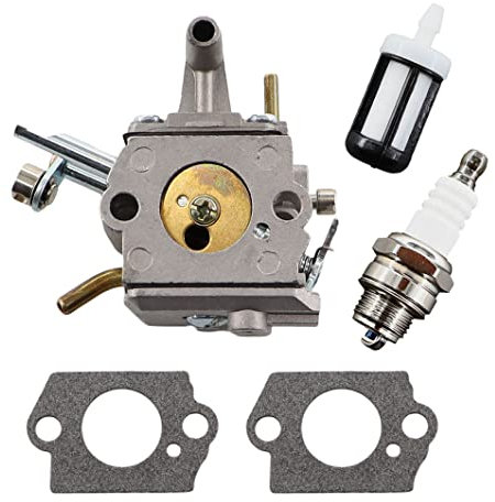 MCHNIC Vergaser mit Dichtung Zündkerze für Stihl FS 400, FS 450, FS 480, SP 400, SP 450 Freischneider Ersetzt ZAMA C1Q-S94, 4128 120 0651