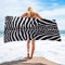 Badetuch Groß 80x160 cm, Mikrofaser Schnelltrocknend Strandtuch 3D Zebramuster Strandhandtuch Sauna Badehandtuch Yoga Handtuch Strandtücher Strandlaken Duschtuch Duschhandtuch
