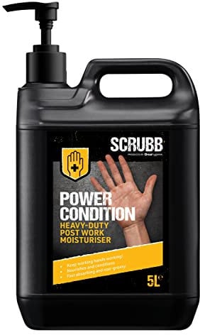 SCRUBB Power Condition Heavy Duty Post Work Hand & Skin Moisturizer, 5L