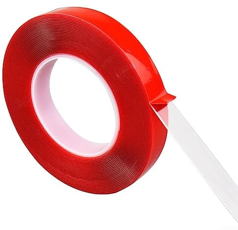 SPORTARC Red Film für Nano Tape Acryl Doppelseitiger Kleber Wiederverwendbar Wasserdicht Klebrig