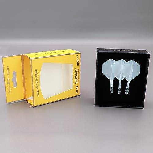 CUESOUL ROST T19 Integrierter Dartschaft und Flight, Standardform, 3er-Set