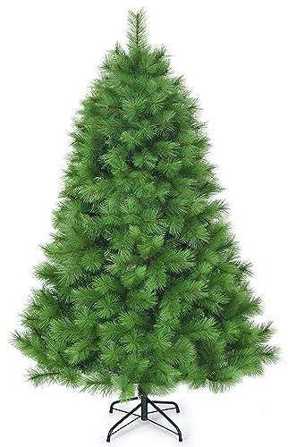 COSTWAY Árbol de Navidad Verde 180cm, Agujas de PVC de 586 Ramas | Arbol de Navidad Automático, Arvore de Natal Hogar Oficina Fiesta
