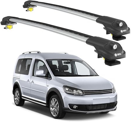 TURTLE kompatibel mit Volkswagen Caddy 2020-2024 Air1 Dachträger | SCHWARZ