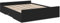 vidaXL Bettgestell, Bett mit Schubladen, Bettrahmen mit Sperrholzlatten, Doppelbett für Schlafzimmer, Schubladenbett, Schwarz 160x200cm Holzwerkstoff
