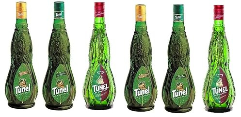 6 Flaschen Túnel de Mallorca Hierbas de Mallorca (2 x secas / 2 x Mezcladas / 2 x dulces) a 700ml + Space Riegel von Onlineshop Bormann