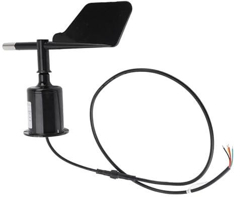 Windrichtungssensor, Hochpräzises 360-Grad-Rotations-Anemometer-Instrument für Gärten, DC9-30V, ABS-Material