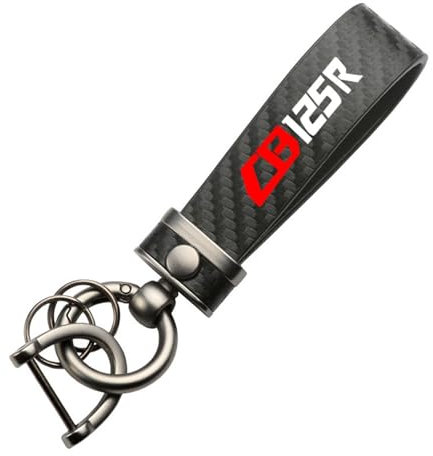 Porte-Clés De Moto En Alliage De Zinc Et Fiber De Carbone, Pour Honda CB125R CB 125R Cb125 R, Cadeaux