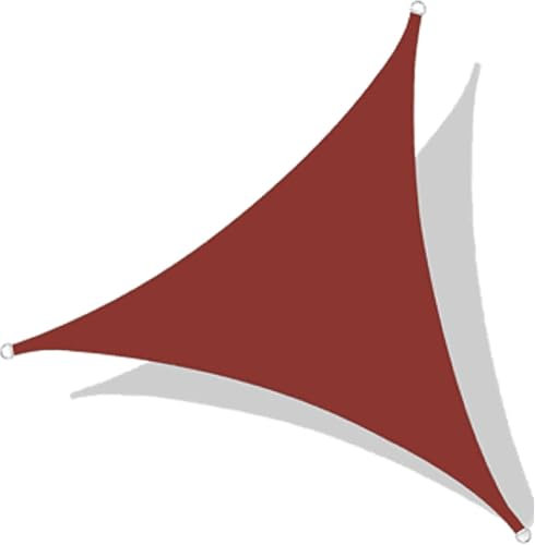 Vela ombreggiante Triangolare 6x6x6 m Impermeabile,Tenda da Sole per Patio Impermeabile,Vela Parasole Esterna Impermeabile,per Balcone Esterno Tetto Giardino