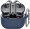 AhaStyle Silikon Hülle für Samsung Galaxy Buds3 Pro (2024) Stoßfeste Vollschutzhülle Kompatibel mit Samsung Galaxy Buds3 Serie Unterstützung für Drahtloses Laden (Mitternachtsblau)